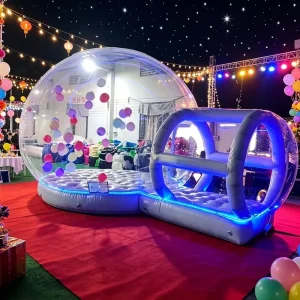 Inflatable Transparent Bubble House with Tunnel Clear Bubble Tent for Party Event Rental