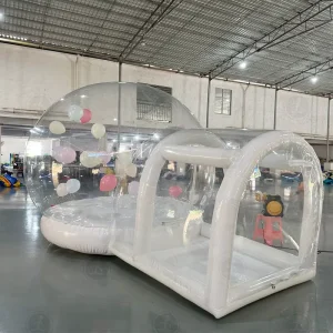 Inflatable Transparent Camp Tent Kids Bouncy Bubble Tent Balloon Dome Bubble Bounce House