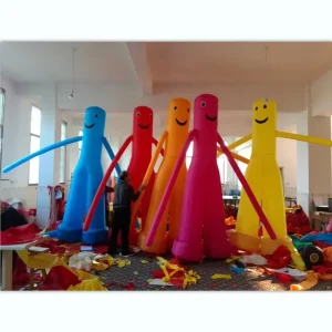 Inflatable Tube Man Multi-Color Air Dancer Commercial Wind Dancer Inflatable Sky Waving Tall Man for Advertising