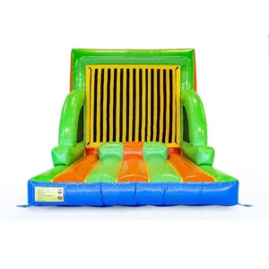 Inflatable Velcro Sticky Wall with Suits Stick and Jump Spider Web Challenge for Events