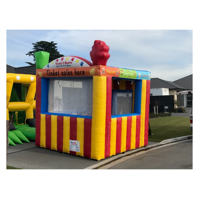 Opblaasbare Verkoopstand Snoepwinkel Feest Carnaval Opblaasbare Ticketbalie