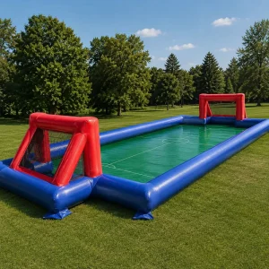 Inflatable Volleyball Court Soccer Field Outdoor Sport Game Party PVC Commercial Professional Huge Area