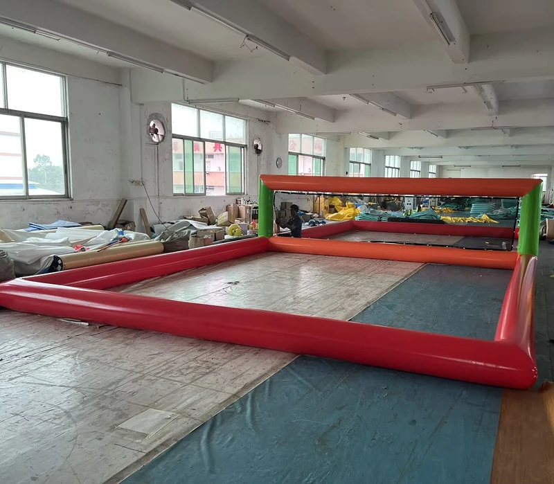 Campo de Voleibol Inflável, Campo de Ténis Inflável Portátil, Eventos Desportivos de Voleibol Inflável para Exterior