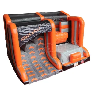 Inflatable Warped Wall Inflatable Ninja Wall Inflatable Ninja Warrior Obstacle Course for Sport Game