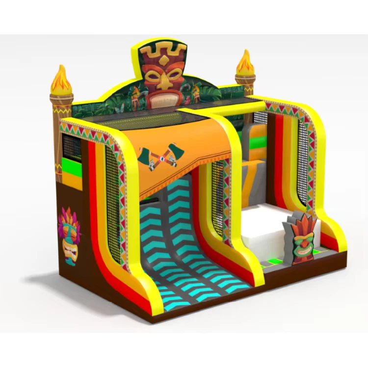 Inflatable Warped Wall Inflatable Ninja Wall Slide Inflatable Ninja Warp Wall for Sport Challenge
