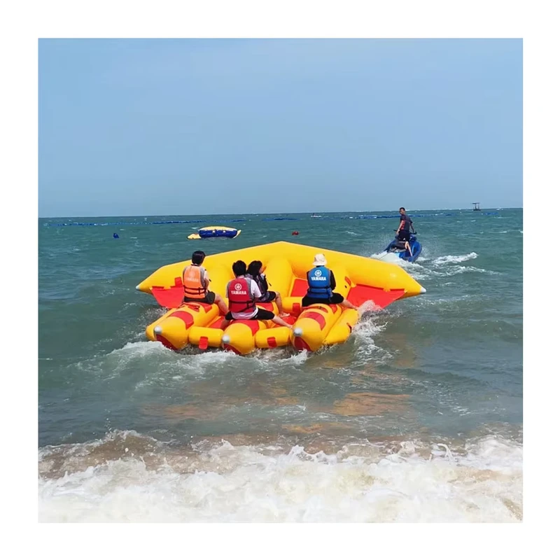 Aufblasbares Wasser-Bananenboot Meer fliegender Fisch aufblasbares ziehbares Kajak