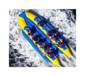 Bateau banana gonflable tractable Fly Fish, tube banana pour les sports nautiques d'été