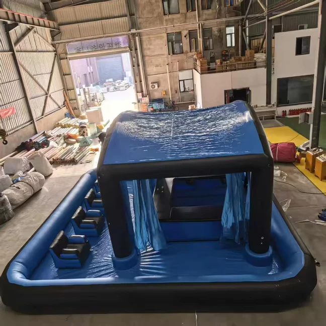 Bar Air Inflatable Terbuat dari PVC untuk Permainan Air