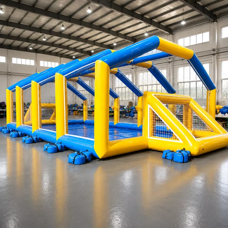 But gonflable pour football aquatique avec matériau PVC pour usage commercial en extérieur