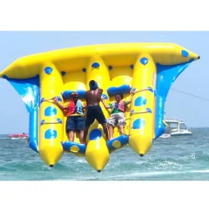 เกมน้ำเป่าลม ปลา flying fish เรือกล้วยสำหรับกีฬา