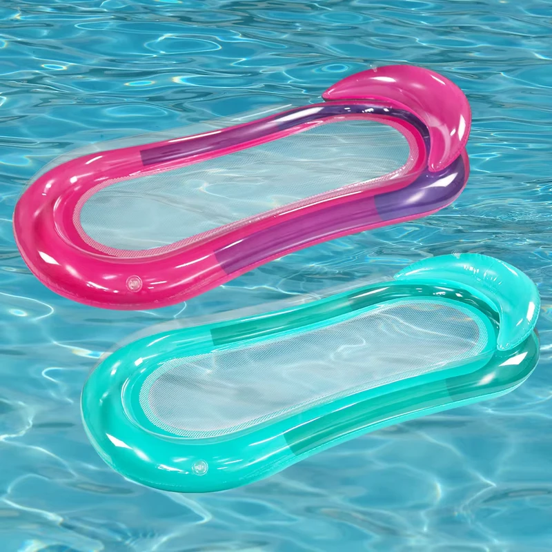 Đệm Nổi Bằng PVC Giường Nổi Bể Bơi Di Động Gấp Gọn