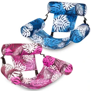 Inflatable Water Hammock and Pool Lounger Comfortable Floating Lounge Chair for Pool Lake and Beach