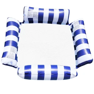inflatable जल लाउंजर हैमॉक तैरता आर्मचेयर स्विमिंग पूल मनोरंजन सुविधा के लिए
