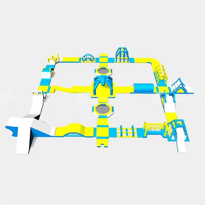 inflatable पानी बाधा जल पार्क खेल पूल फ्लोट्स जल खेल उपकरण inflatable एक्वा पार्क