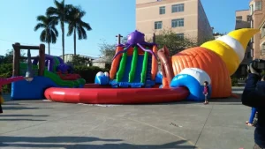 Inflatable Water Park inflatable Pool Park on Land inflatable Ground Water Park with Custom Design
