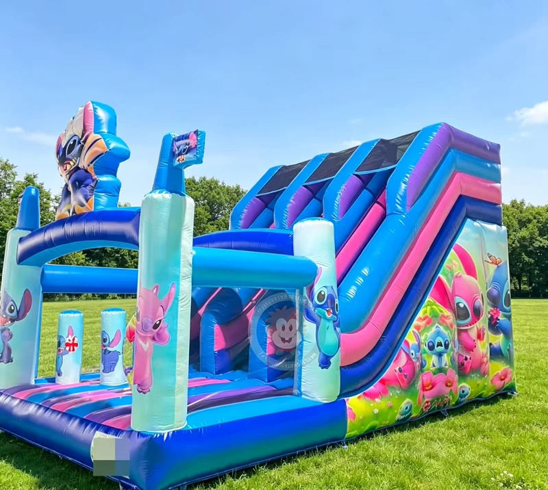 Tobogán de Agua Inflable de 18 pies de altura, Tobogán Inflable Grande para Adultos