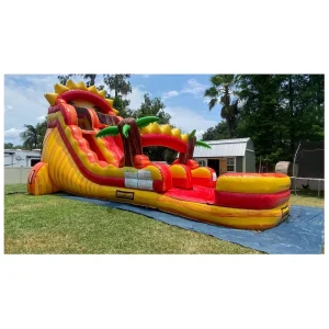 Inflatable Water Slide Commercial Party Rental PVC Waterslide Inflatable Slide With Pool Wet Dry Slide for Kid Adult