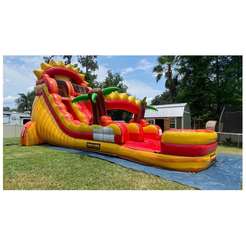 Inflatable Water Slide Commercial Party Rental PVC Waterslide Inflatable Slide With Pool Wet Dry Slide for Kid Adult