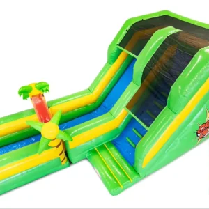 Inflatable Water Slide Custom Commercial Water Slide with Pool for Rental Business Outdoor Events and Festivals