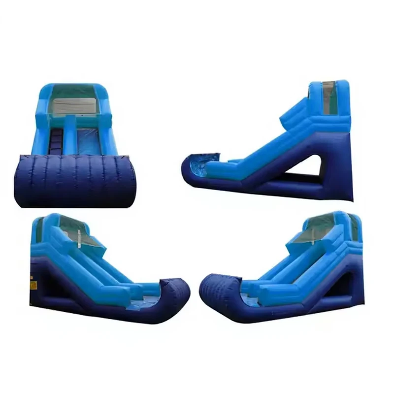Inflatable Water Slide Dry and Wet N Slide with Pool