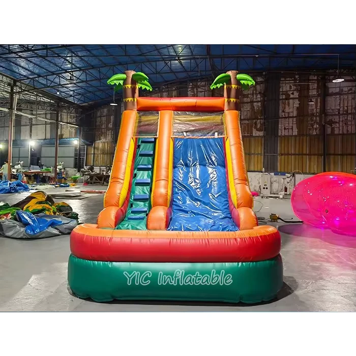 Inflatable Water Slide Dual Use Dry Wet Bouncer for Rental Business
