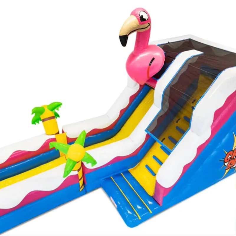 Escorrega de Água Inflável, Equipamento de Parque Aquático Gigante, Escorrega de Água de Grau Comercial para Parque Temático e Carnaval