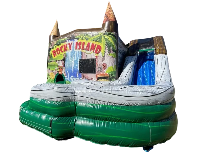 Scivolo Acquatico Gonfiabile per Piscina Materiale PVC Esterno