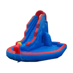 Inflatable Water Slide With Splash Pool Backyard Outdoor Kids Inflatable Summer Water Play Slide