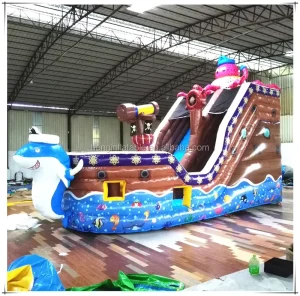 Inflatable Water Slide for Kids and Adults Popular Ship Inflatable Slide Toys for Children and Adult