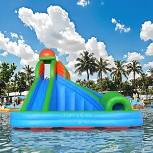 Inflatable Water Slide with Pool Inflatable Water Playground