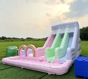 Inflatable Water Slides Large Inflatable Water Slide White