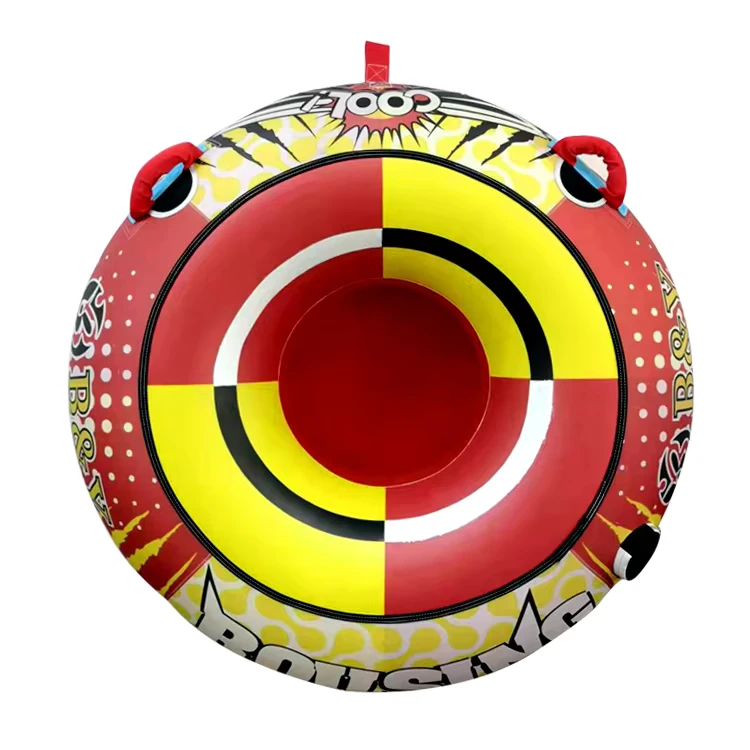 Opblaasbare Watertube 1 Persoon Rijdende Boot Surfboot Tube Enkele Klassieke Watertowable Tube