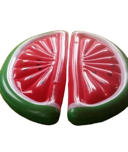 Inflatable Watermelon Pool Floating Fruit Shaped Water Lounger Summer Lilo Floats