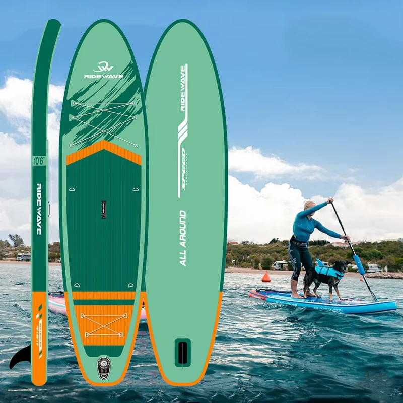 Prancha de Stand Up Paddle Inflável para Surf, Prancha de Surf Paddleboard