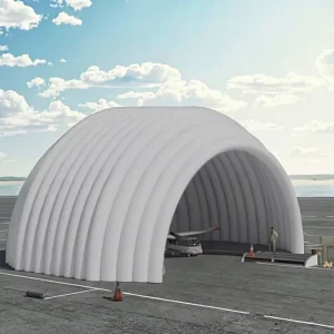 Inflatable Waterproof Durable Storage Structure Helicopter and Aircraft Hangar Tent Shelter