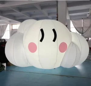 Inflatable Waterproof PVC Smile Cloud Balloon Wedding Baby Shower Kids Birthday Parties Outdoor Use Multi-Color Options
