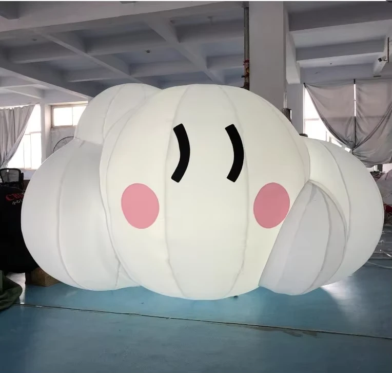 Bóng bay mây cười PVC chống nước inflatable cho đám cưới, tiệc tắm em bé, sinh nhật trẻ em, sử dụng ngoài trời, nhiều tùy chọn màu sắc