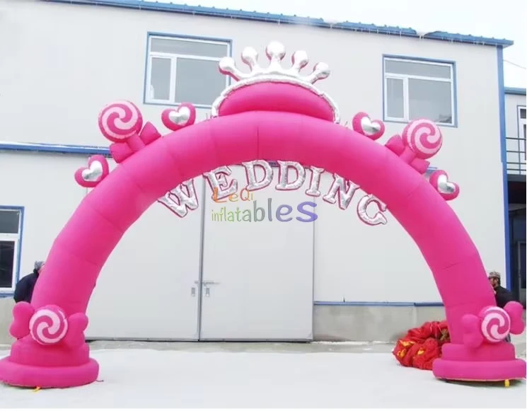 Arco de Entrada Inflável para Decoração de Eventos