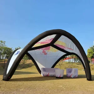 Inflatable X Tent Customizable Size Air Sealed TPU Inflatable Dome Tent for Advertising