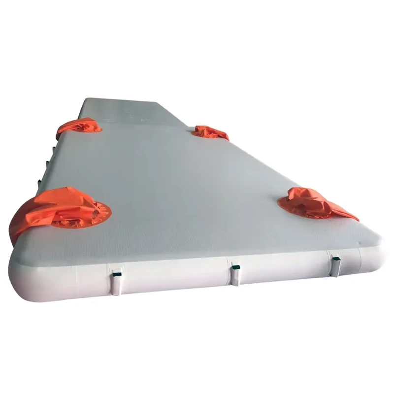 Inflatable Yacht Dock Platform Swim Pool Water Play Equipment Floating Island for Jet