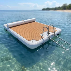 Inflatable Yacht Island Floating Inflatable Dock Parking Floating Jet Ski