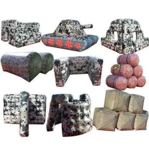 Aire de jeu gonflable Paintball Bunker Arena Field pour Paintball