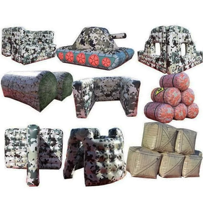 Opblaasbare Paintball Opblaasbare Lucht Bunker Arena Veld Paintball Bunkers Spel