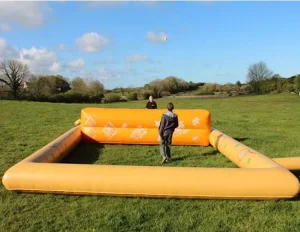 Inflated Factory Small Size Inflated Tennis Court for Kids