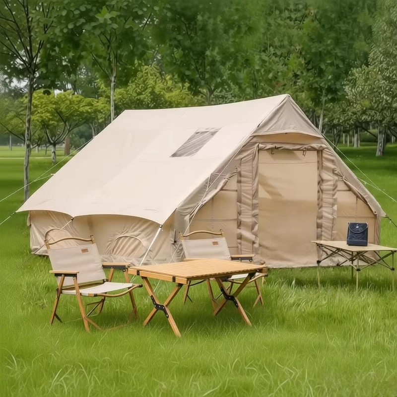 Innovative Design Breathable Mesh Waterproof Wind Resistant Inflatable House Tent UV Protection Four Season