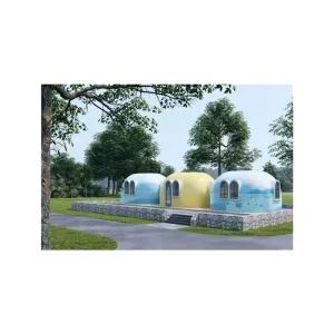 Inside Inflatable Concrete Bubble Transparent Tent Bouncing 10Ft 6Ft Entrance Igloo Dome Module House