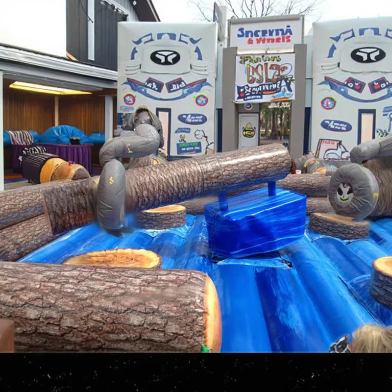 เกมผู้ใหญ่แบบโต้ตอบ รถกระบี่กล Inflatable Mechanical Bull สำหรับสวนสนุก U-Rides