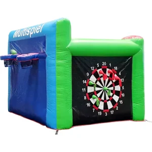 Giochi sportivi interattivi gonfiabili 4 in 1, gioco sportivo gonfiabile con soffiatore, giochi di carnevale gonfiabili in acciaio dolce multicolore
