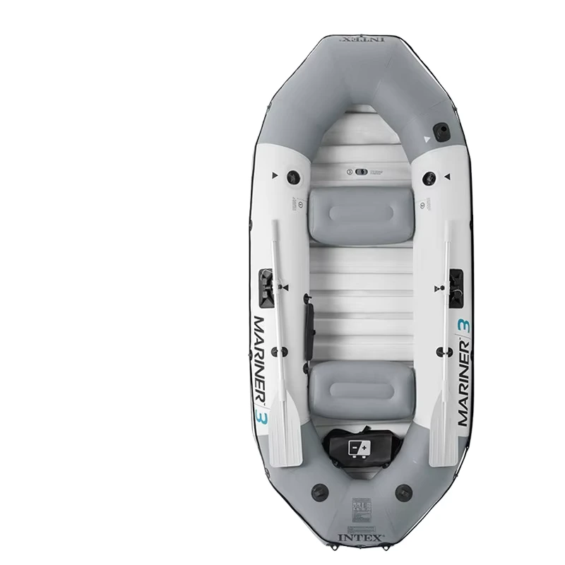 Intex 68373 Mariner 3 Set Barca a Vela Professionale Gonfiabile Barca Sport Acquatico Portatile Kayak