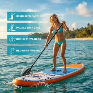 Isup Inflatable Stand Up Paddleboard SUP Board for Paddle Surf Accessory Drop Stitch Inflatable SUB